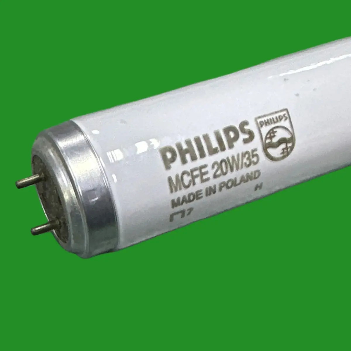 1x 20W T12 Philips Fluorescent Tube Strip Light 3500K G13 590mm 605mm x 38mm 2ft