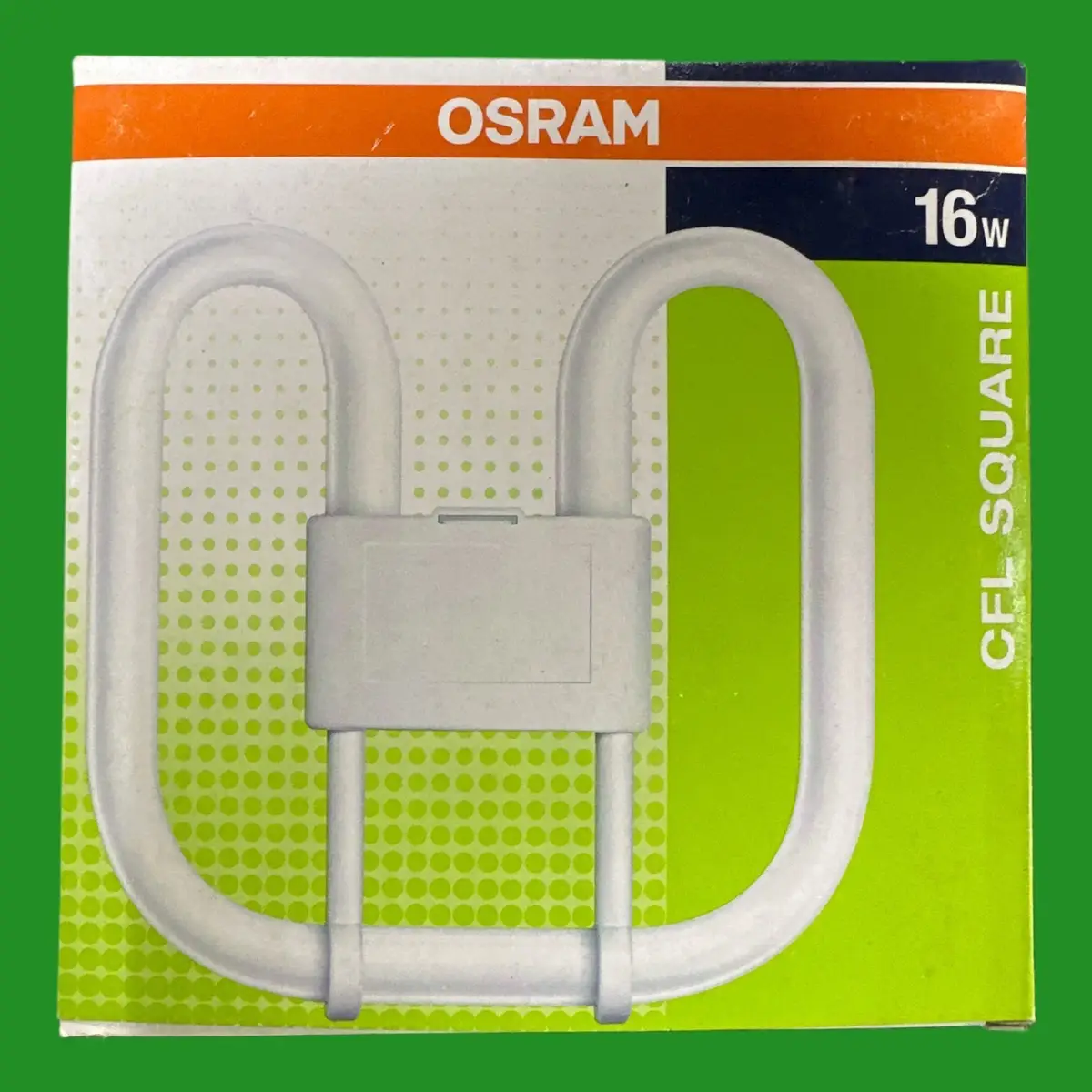 16W OSRAM GR8 2D Light Bulb 2 pin CFL Energy Saving 3500K Double D Square Lamp - image 2 | Free standard UK delivery included | Discount Quality Products