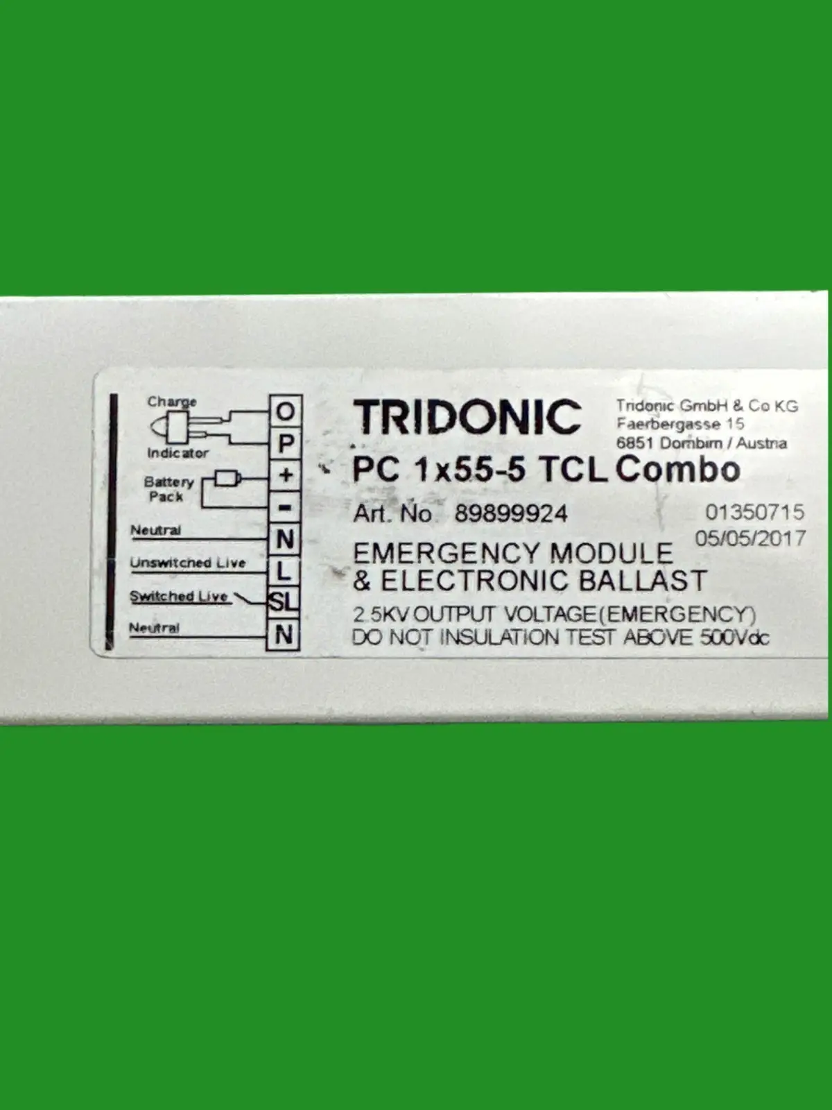 Tridonic 1x55-5 TCL Combo Emergency Ballast 55W Circular Fluorescent Tube Light - image 3 | Free standard UK delivery included | Discount Quality Products