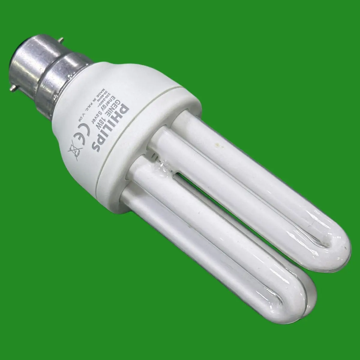 1x 18W (=100W) Philips Low Energy Power Saving CFL Stick Light Bulbs BC B22 Lamp - image 3 | Free standard UK delivery included | Discount Quality Products