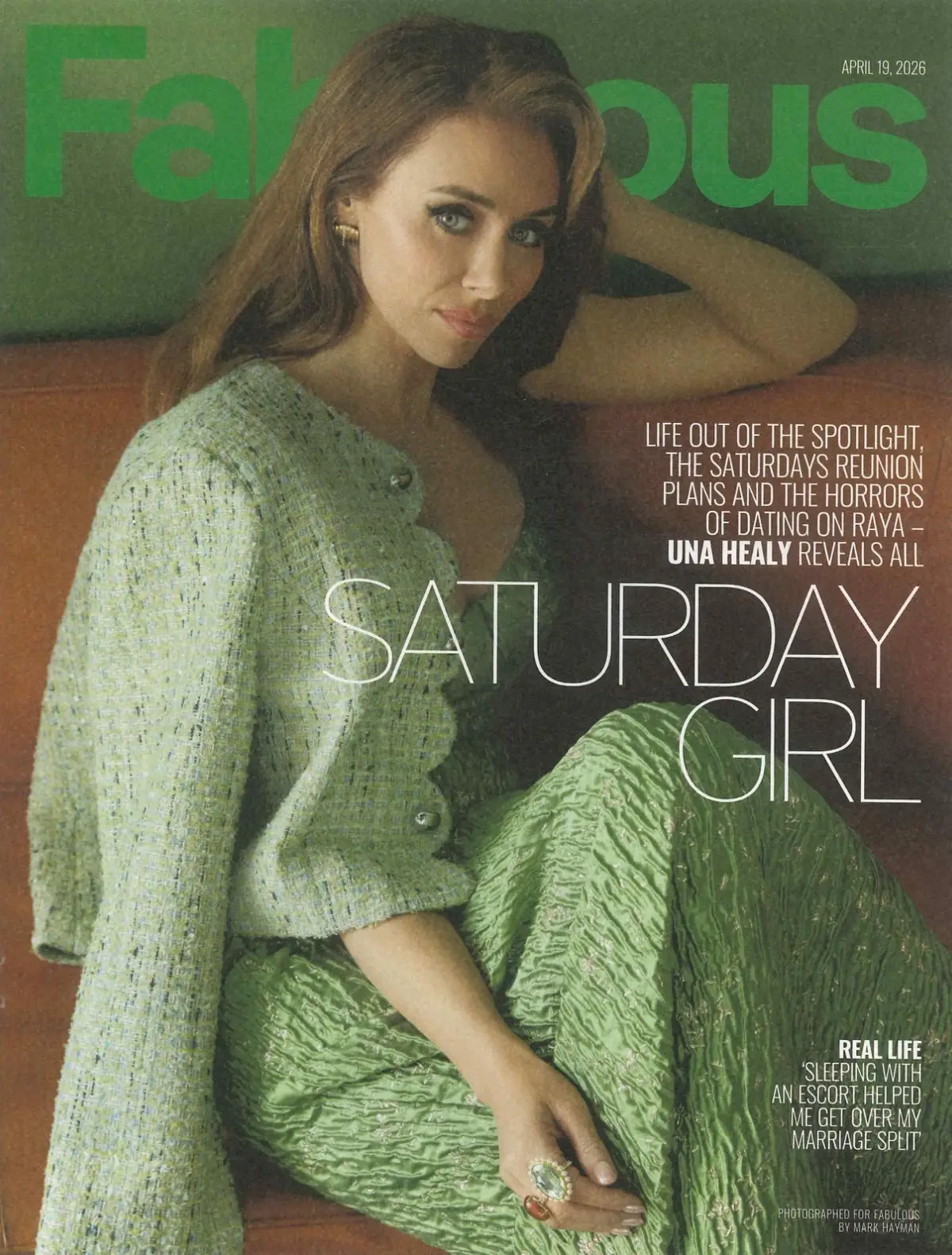 Fabulous Magazine: Una Healy, Gareth Gates, Jodie Ounsley, Fashion, 19.4.26
