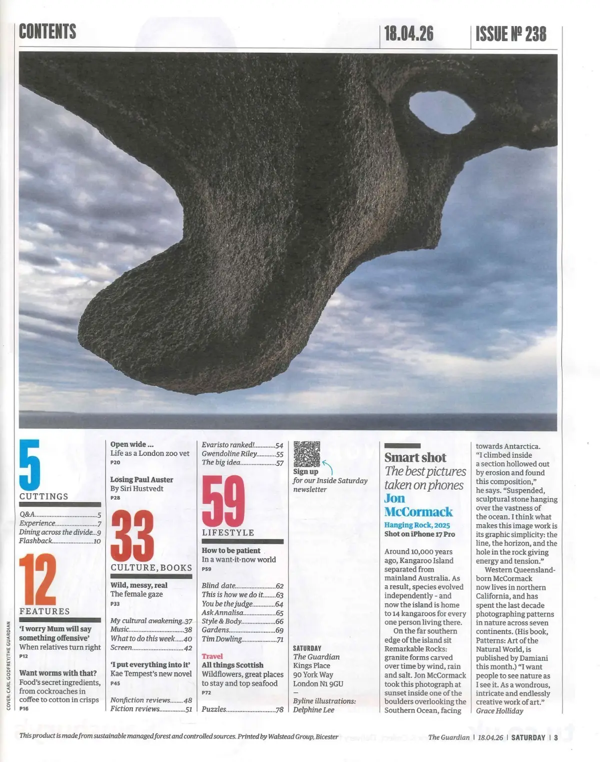 Guardian Saturday Magazine: Far Right, Graham Norton, Susan Calman, 18.4.26 - image 3 | Free standard UK delivery included | Discount Quality Products