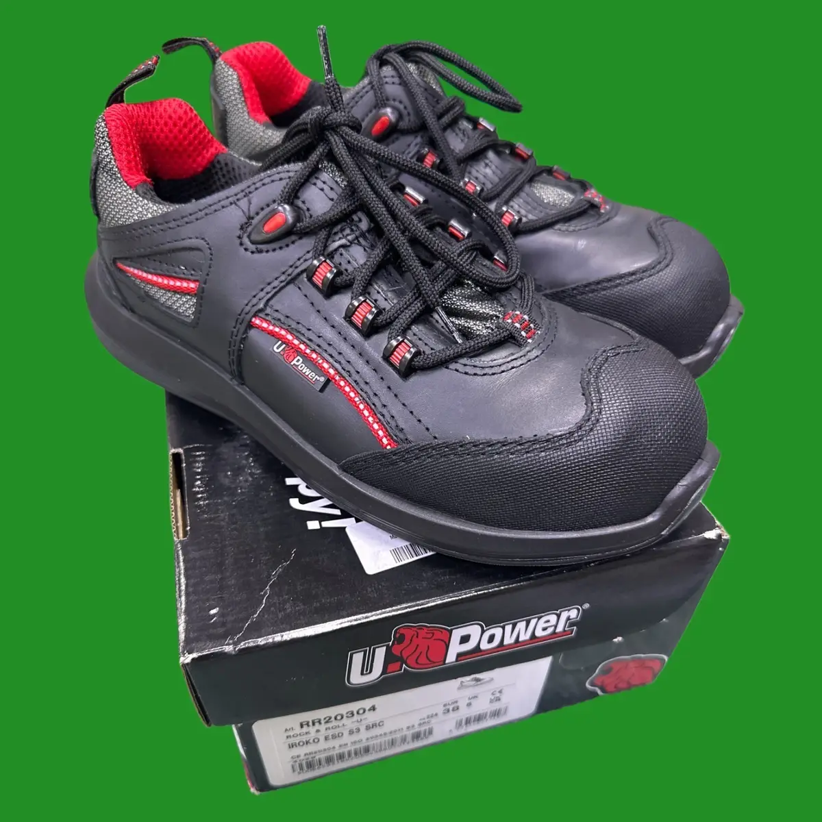 U-Power IROKO ESD S3 SRC Metal Free Cap Safety Work Shoe Trainers UK 5 RR20304 - image 2 | Free standard UK delivery included | Discount Quality Products