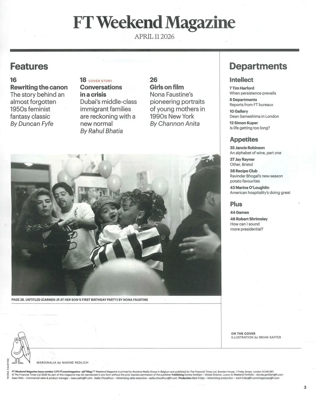 FT Weekend Magazine: Dubai's Middle-Class Immigrants, Nona Faustine, 11.4.26 - image 3 | Free standard UK delivery included | Discount Quality Products