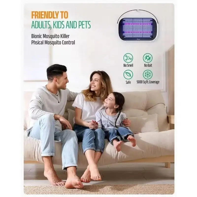 5W Silent LED Bug Zapper for Indoor Use No Chemicals, Just Clean Bug Free Living - image 2 | Free standard UK delivery included | Discount Quality Products