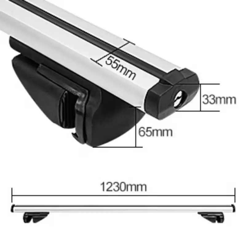 Universal 1.2m Roof Rack Aluminium Bars Lockable, For Nissan Navara, Car, Van - image 3 | Free standard UK delivery included | Discount Quality Products