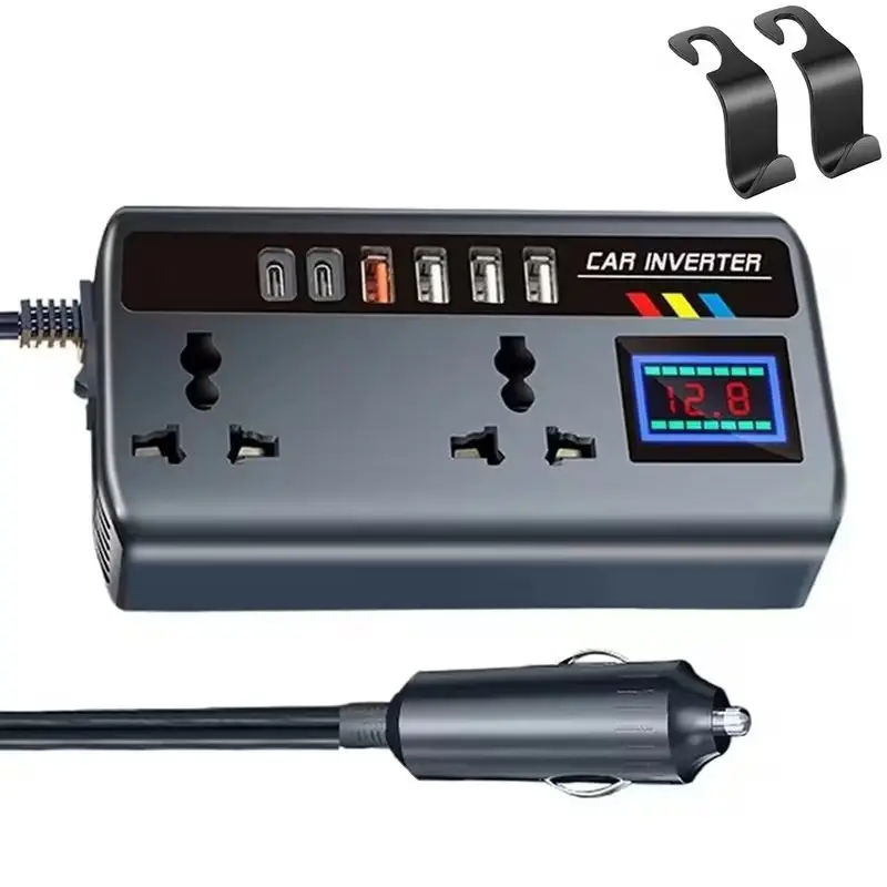 Car Power Inverter 12V/24V to 220V Portable Converter Fast Charge USB & Type-C - image 2 | Free standard UK delivery included | Discount Quality Products