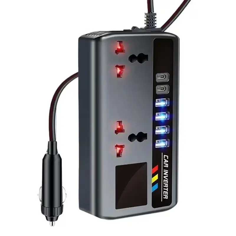 Car Power Inverter 12V/24V to 220V Portable Converter Fast Charge USB & Type-C - image 4 | Free standard UK delivery included | Discount Quality Products
