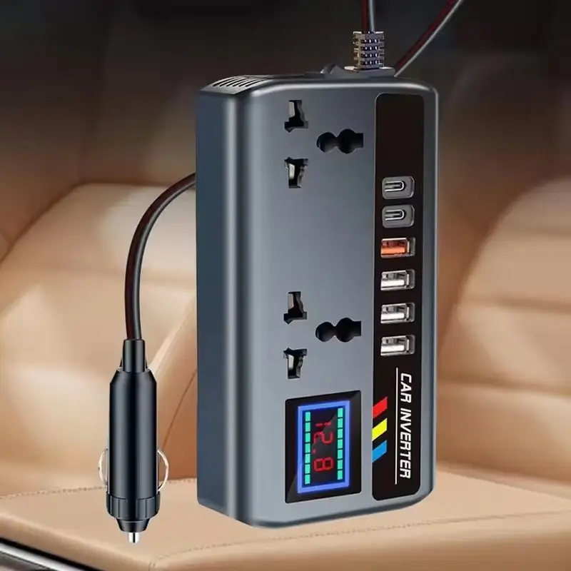 Car Power Inverter 12V/24V to 220V Portable Converter Fast Charge USB & Type-C - image 5 | Free standard UK delivery included | Discount Quality Products