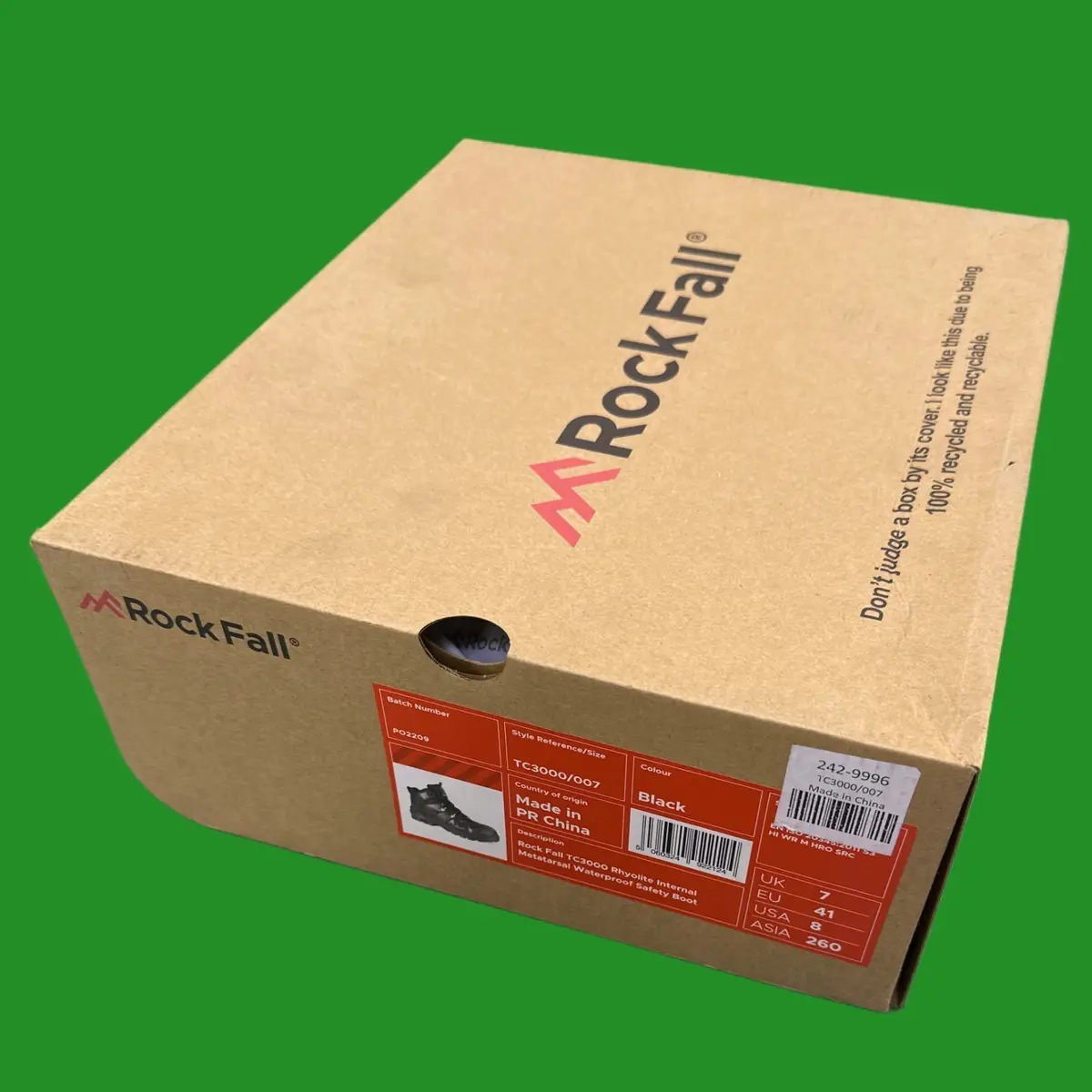Rock Fall TC3000 Rhyolite Waterproof Fibreglass Toe Cap Safety Work Boots UK 7 - image 7 | Free standard UK delivery included | Discount Quality Products