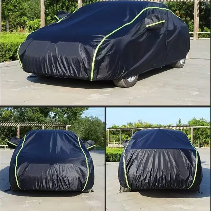 XXL Car Cover Black Oxford Fabric Waterproof Outdoor Indoor Cover for Sedan SUV - image 6 | Free standard UK delivery included | Discount Quality Products