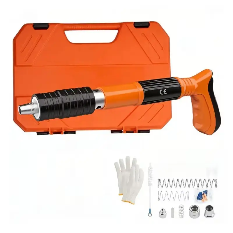 Mini Steel Nail Gun Kit 5-Speed Adjustable Nailer for Woodworking &amp; Décor DIY