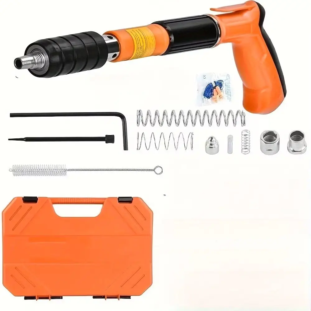 Mini Steel Nail Gun Kit 5-Speed Adjustable Nailer for Woodworking & Décor DIY - image 2 | Free standard UK delivery included | Discount Quality Products