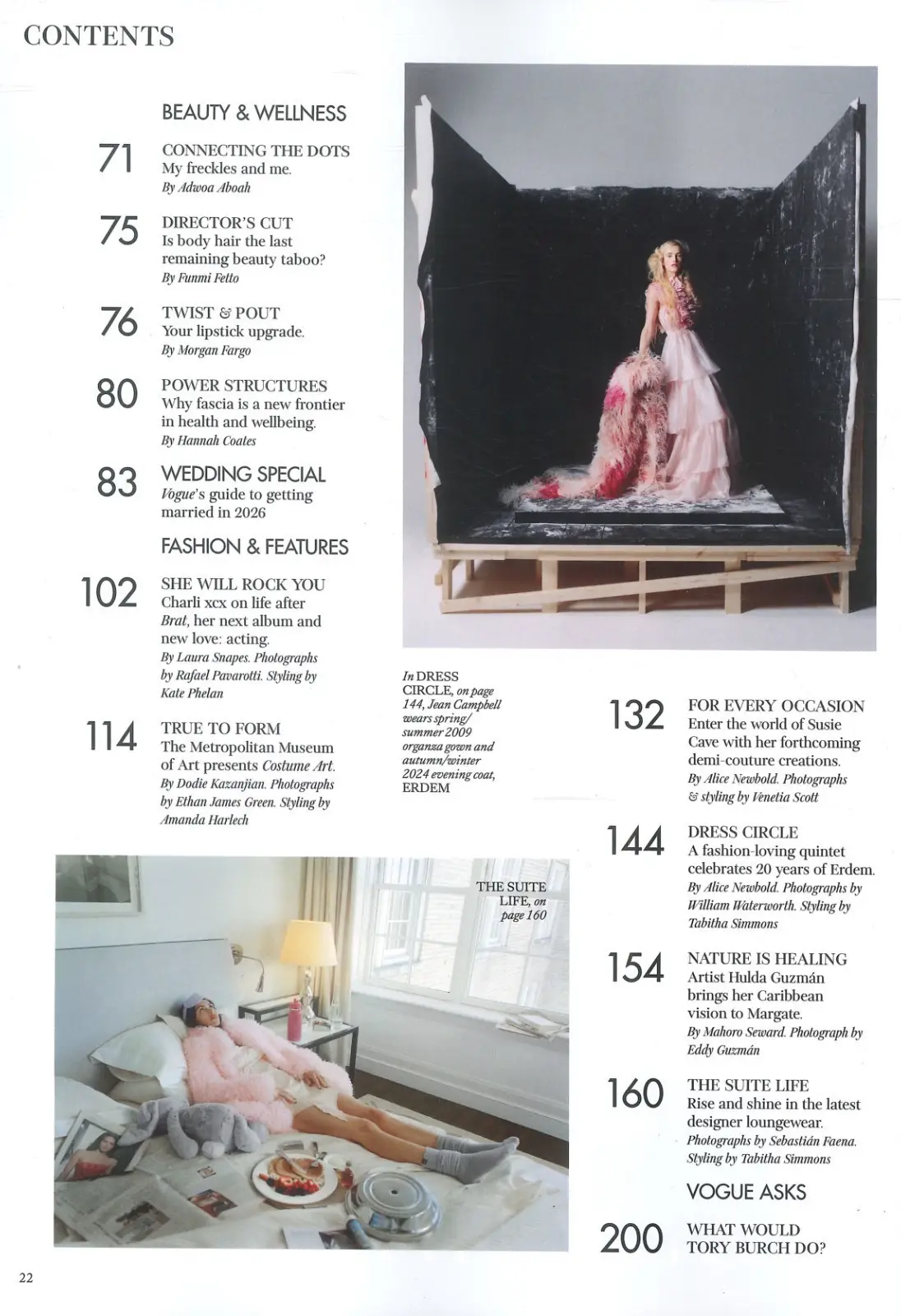 Vogue Magazine: Charli XCX, Skye Newman, Susie Cave, Imani Thompson, May 2026 - image 4 | Free standard UK delivery included | Discount Quality Products