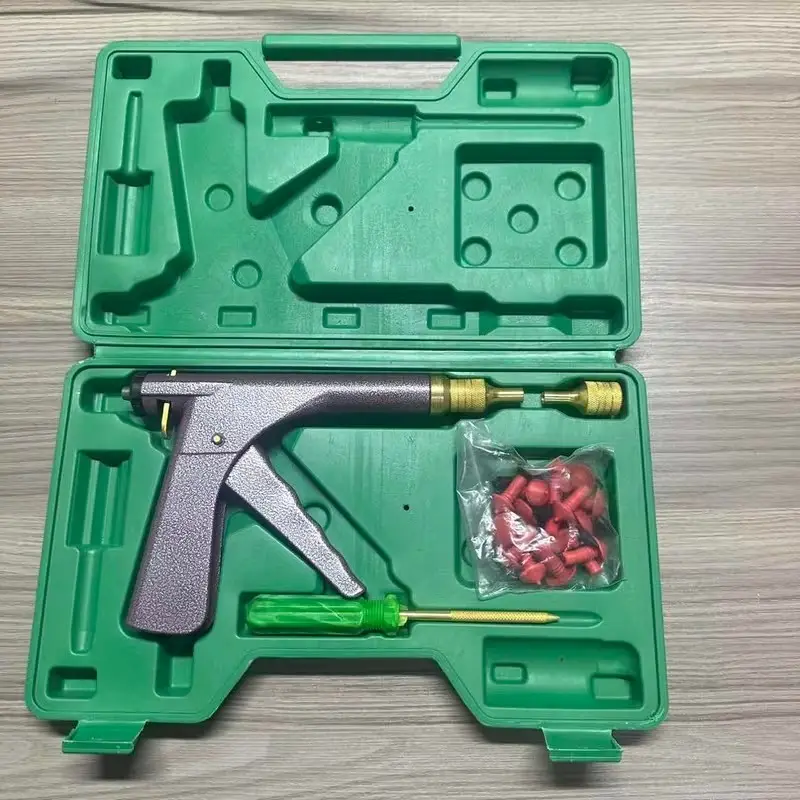 Tubeless Tyre Repair Kit Vacuum Tire Plug Gun Car Motorcycle Puncture Repair