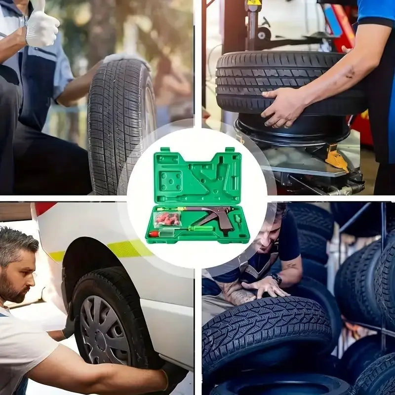 Tubeless Tyre Repair Kit Vacuum Tire Plug Gun Car Motorcycle Puncture Repair - image 2 | Free standard UK delivery included | Discount Quality Products