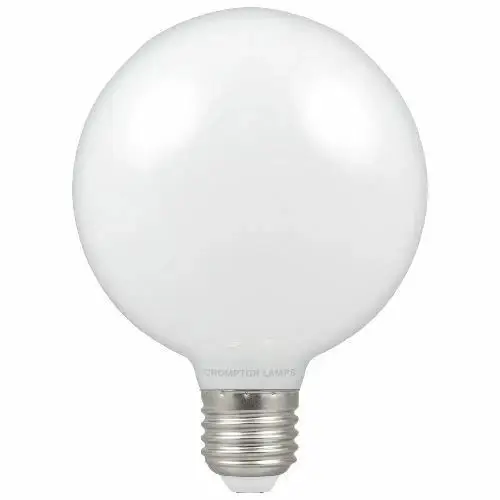 1x 7W =60W Crompton Dimmable LED G95 Light Bulb 95mm Large Globe ES E27 Screw - image 2 | Free standard UK delivery included | Discount Quality Products