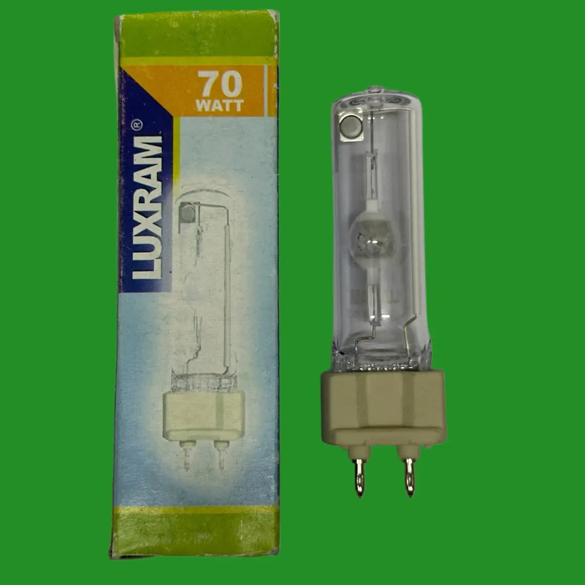 1x 70W Luxram G12 HID METAL HALIDE CERAMIC Light Bulb Lamp 4200K 488010070