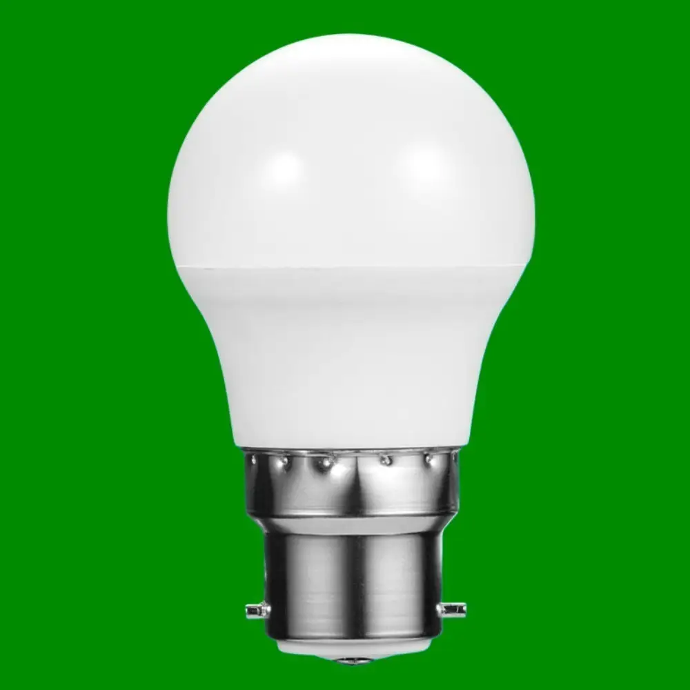 4x 2.2W (=25W) LED Pearl Golf G45 BC B22 2700K Warm White Light Bulb