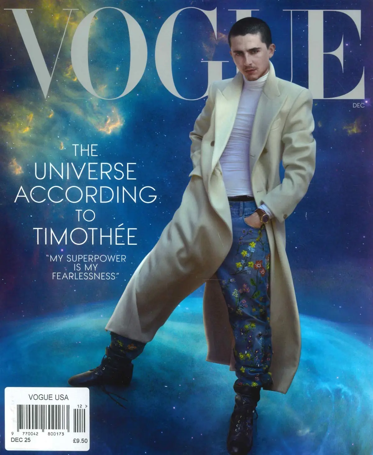 Vogue USA Magazine: Timothee Chalamet, Melinda Gates, Anna Christie, Dec 2025