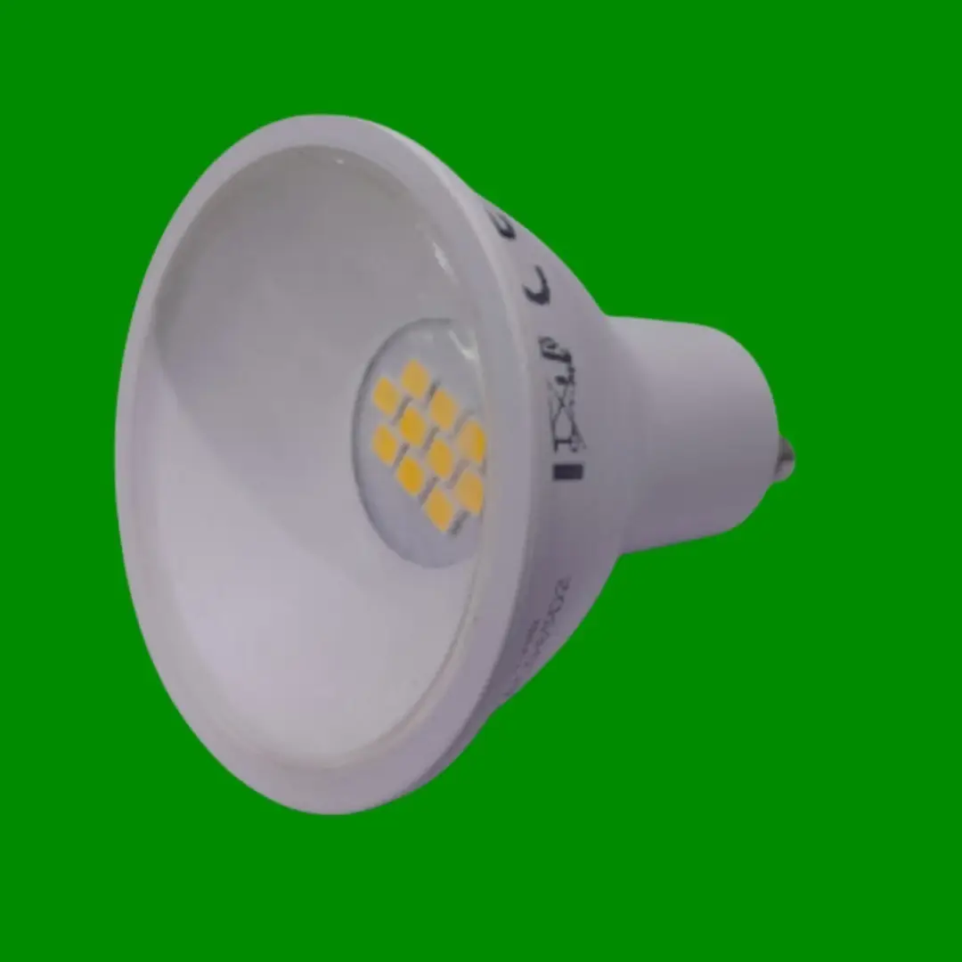 10x 6.5W (=100W) LED GU10 Reflector Spotlight Light Bulb 4000K Cool White Lamp - image 2 | Free standard UK delivery included | Discount Quality Products