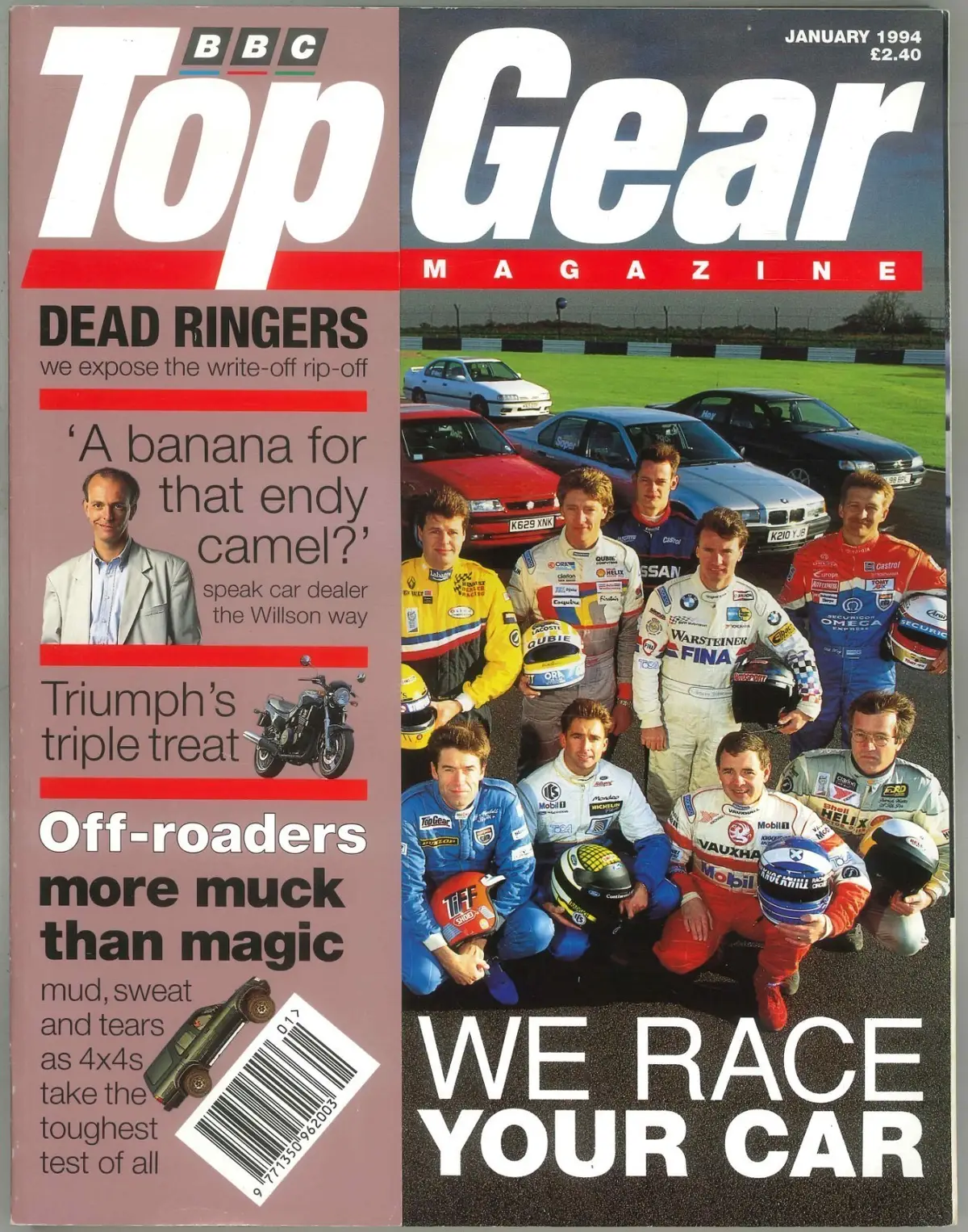BBC Top Gear Magazine: Issue #4, BMW 320i, Fiat Coupe, Alfa Romeo, Jan 1994