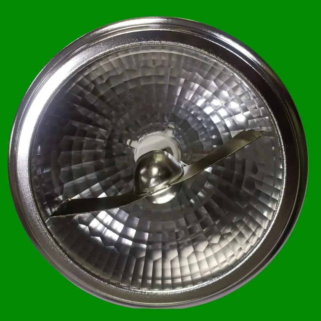 2x 50W GE AR111 G53 Aluminium Reflector 12V Light Bulb 24 Deg Energy Saving Lamp - image 2 | Free standard UK delivery included | Discount Quality Products