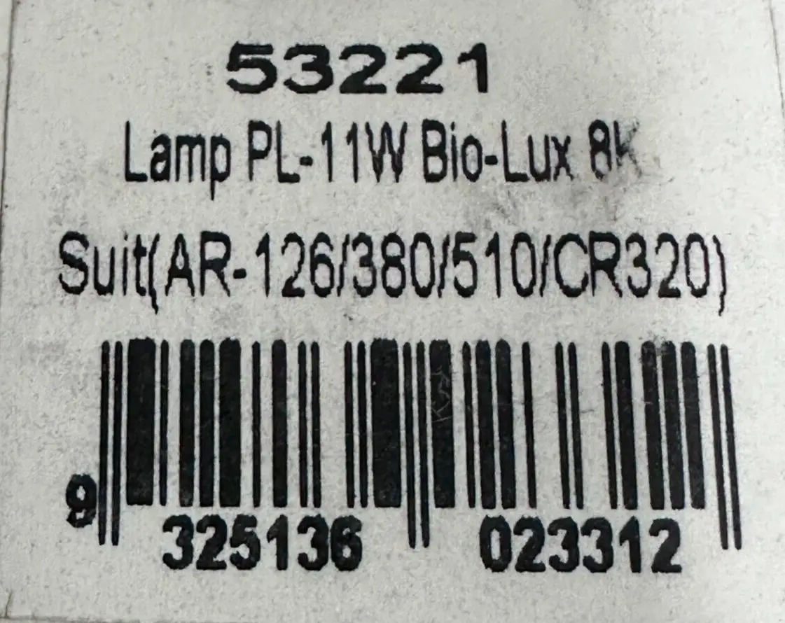 1x 11W G23 Red PL CFL Light Bulb Lamp For Fish Aquarium 53221 PL-11W Bio-Lux 8K - image 3 | Free standard UK delivery included | Discount Quality Products
