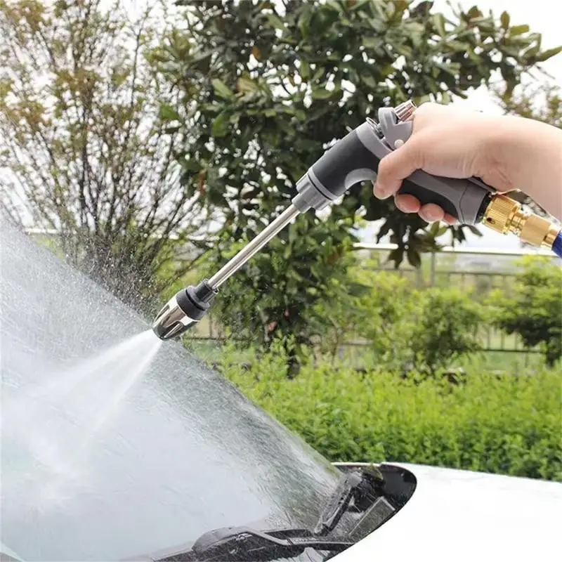 Nozzle Converts Garden Hose Pipe to Multifunction Spray Gun for Washing Cleaning - image 3 | Free standard UK delivery included | Discount Quality Products