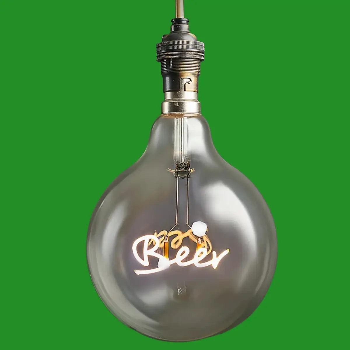 2W Vintage G125 Beer Neon Effect LED Filament Large Globe Pub Light Bulb BC B22 - image 3 | Free standard UK delivery included | Discount Quality Products