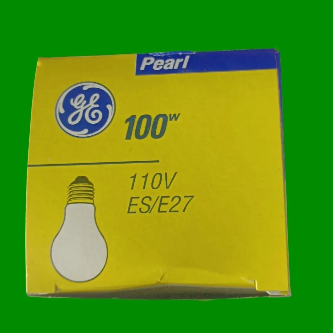 2x 100W 110V GE Light Bulbs Pearl GLS ES E27 Construction Site Festoon Lamp - image 2 | Free standard UK delivery included | Discount Quality Products