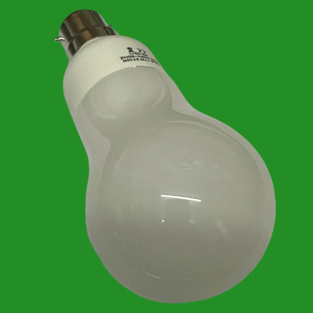 2x 11W (=55W) Lamp Save GLS CFL Light Bulb Low Energy Power Saving Globe BC B22 - image 2 | Free standard UK delivery included | Discount Quality Products