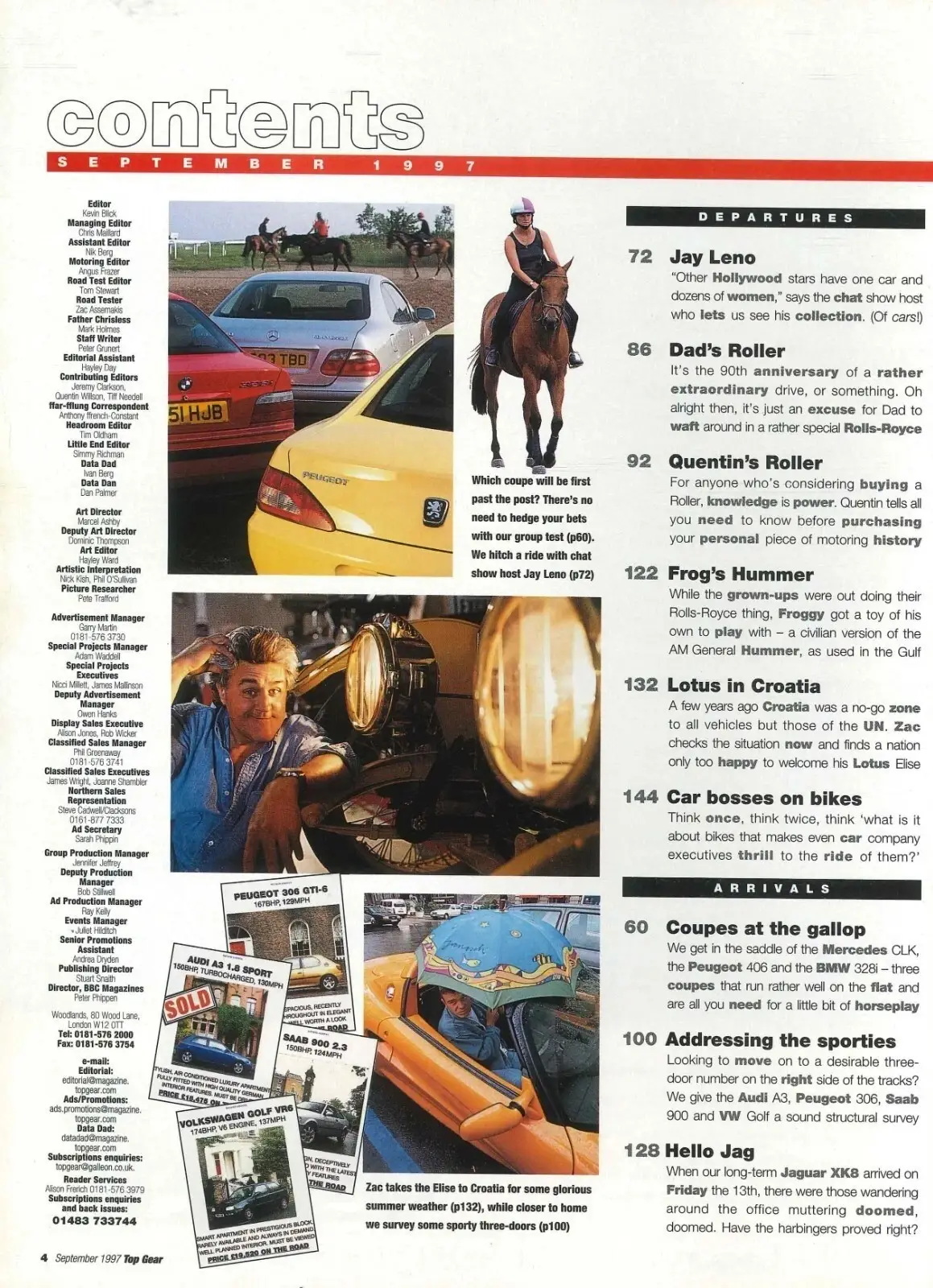 BBC Top Gear Magazine: Issue #48, Rolls-Royce, Mercedes CLK, BMW, Sept 1997 - image 3 | Free standard UK delivery included | Discount Quality Products