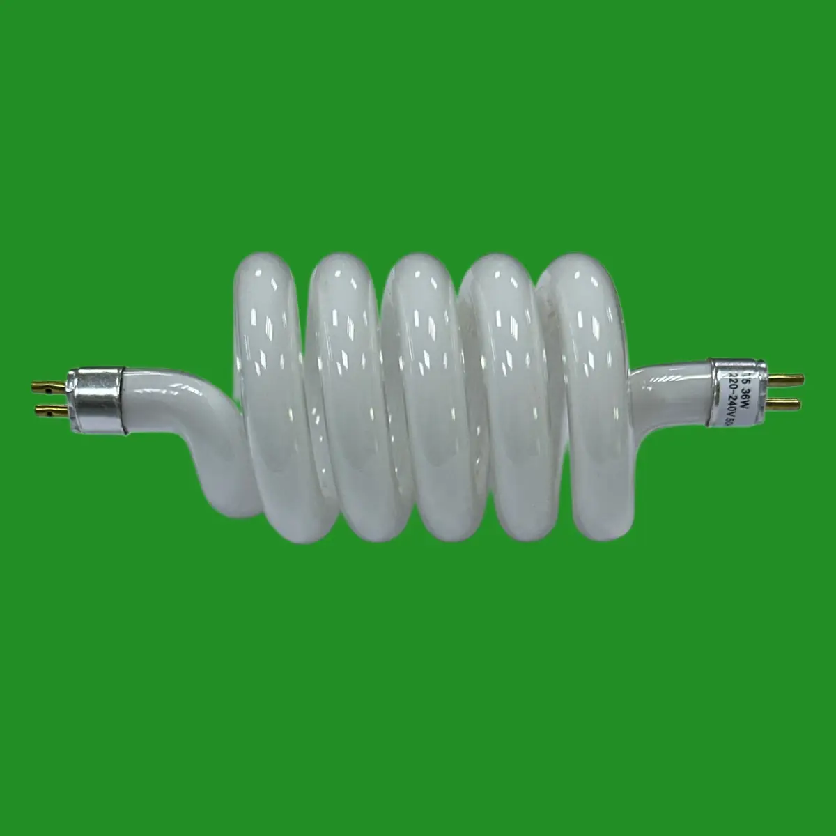 36W Low Energy T5 2 Pin Fluorescent Spiral Floodlight Daylight Light Bulb Lamp