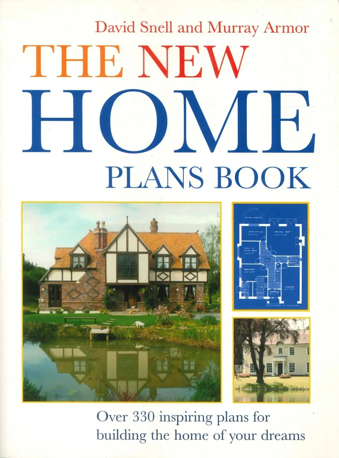 New Home Plans Book (2003) Paperback Cover, Illustrated Architectural Blueprints