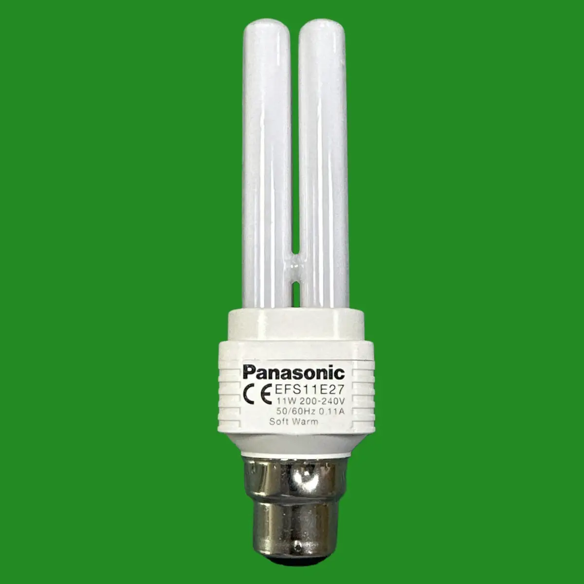 1x 11W (=60W) Panasonic Low Energy Power Saving CFL Stick Light Bulb BC B22 Lamp - image 2 | Free standard UK delivery included | Discount Quality Products