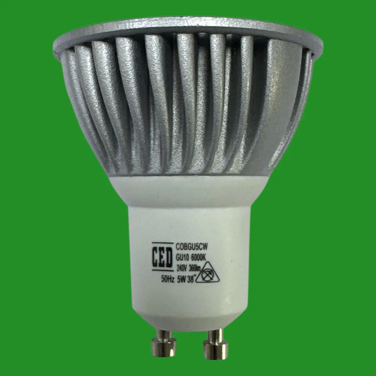 1x 5W (=35W) Meridian GU10 LED Reflector Spot light Bulbs Lamp 6000K Daylight - image 2 | Free standard UK delivery included | Discount Quality Products
