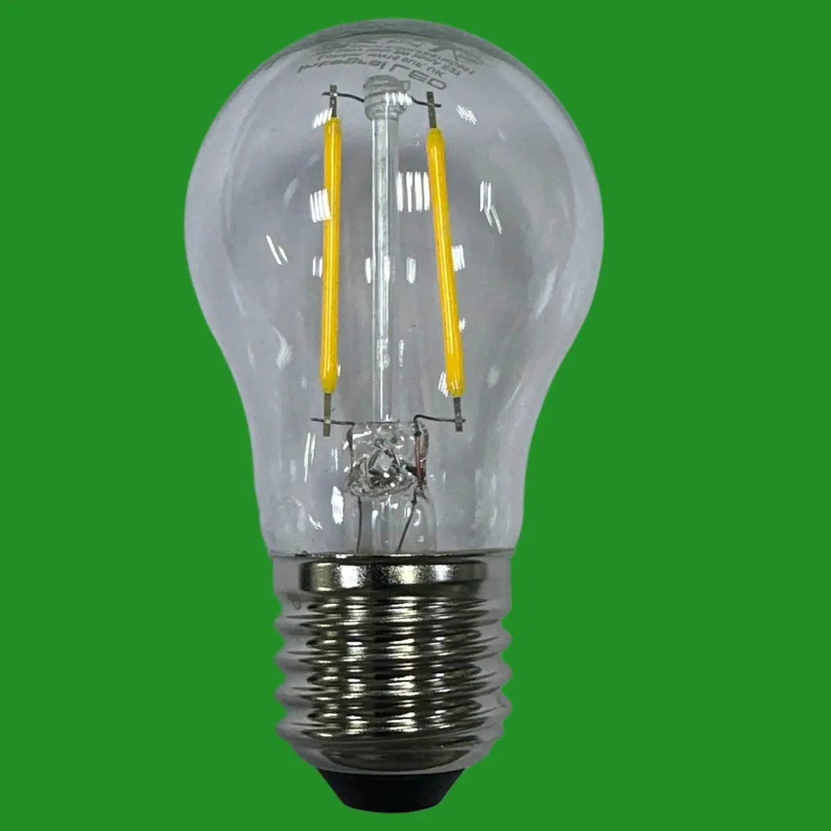 4x 2W (=25W) Integral Clear LED Filament Mini Globe Light Bulbs ES E27 Screw - image 3 | Free standard UK delivery included | Discount Quality Products