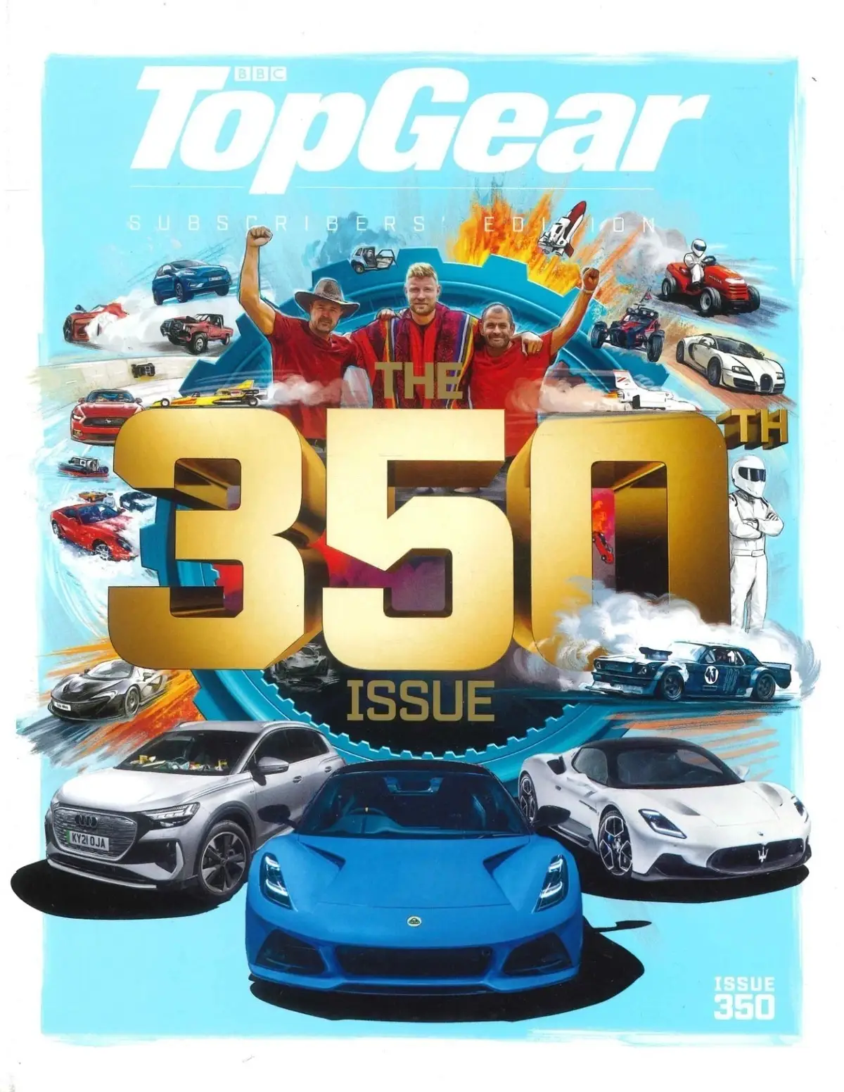BBC Top Gear Magazine: Issue #350, Maserati, Lotus Emira, Bentley, Aug 2021