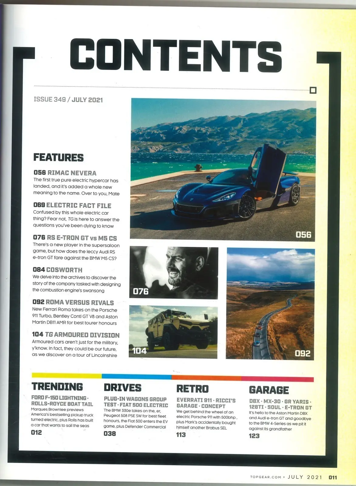 BBC Top Gear Magazine Issue #349, Rimac Nevera, Electric Cars, BMW, July 2021 - image 3 | Free standard UK delivery included | Discount Quality Products