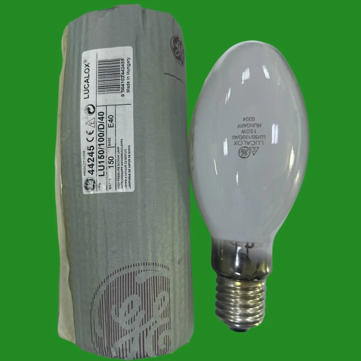 150W GE HPS High Pressure Sodium SON-E Elliptical Light Bulb Lamp GES E40 44245