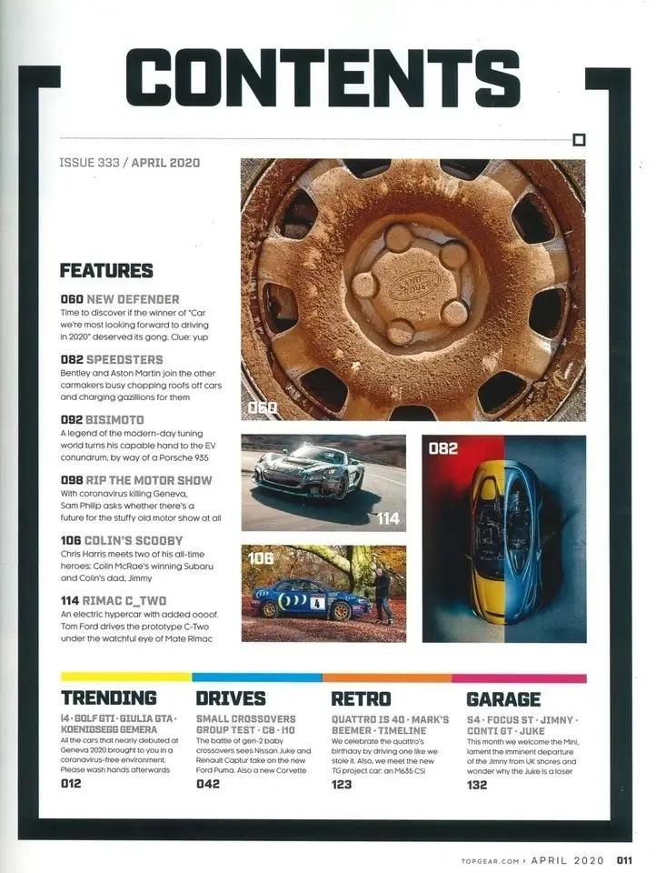 BBC Top Gear Magazine: Issue #333, Land Rover Defender, Aston, April 2020 - image 3 | Free standard UK delivery included | Discount Quality Products