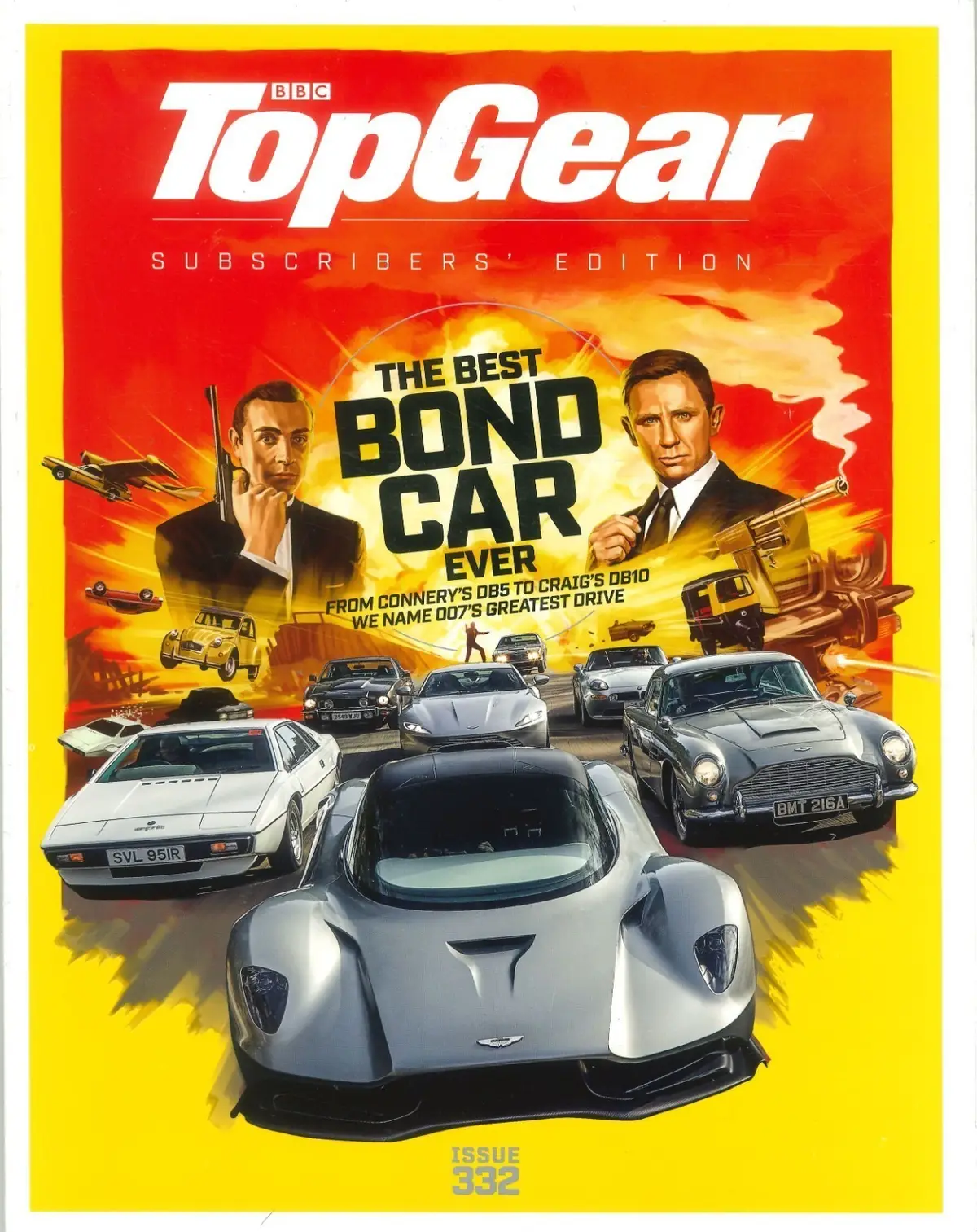 BBC Top Gear Magazine: Issue #332, Best Bond Car, No Time to Die, March 2020