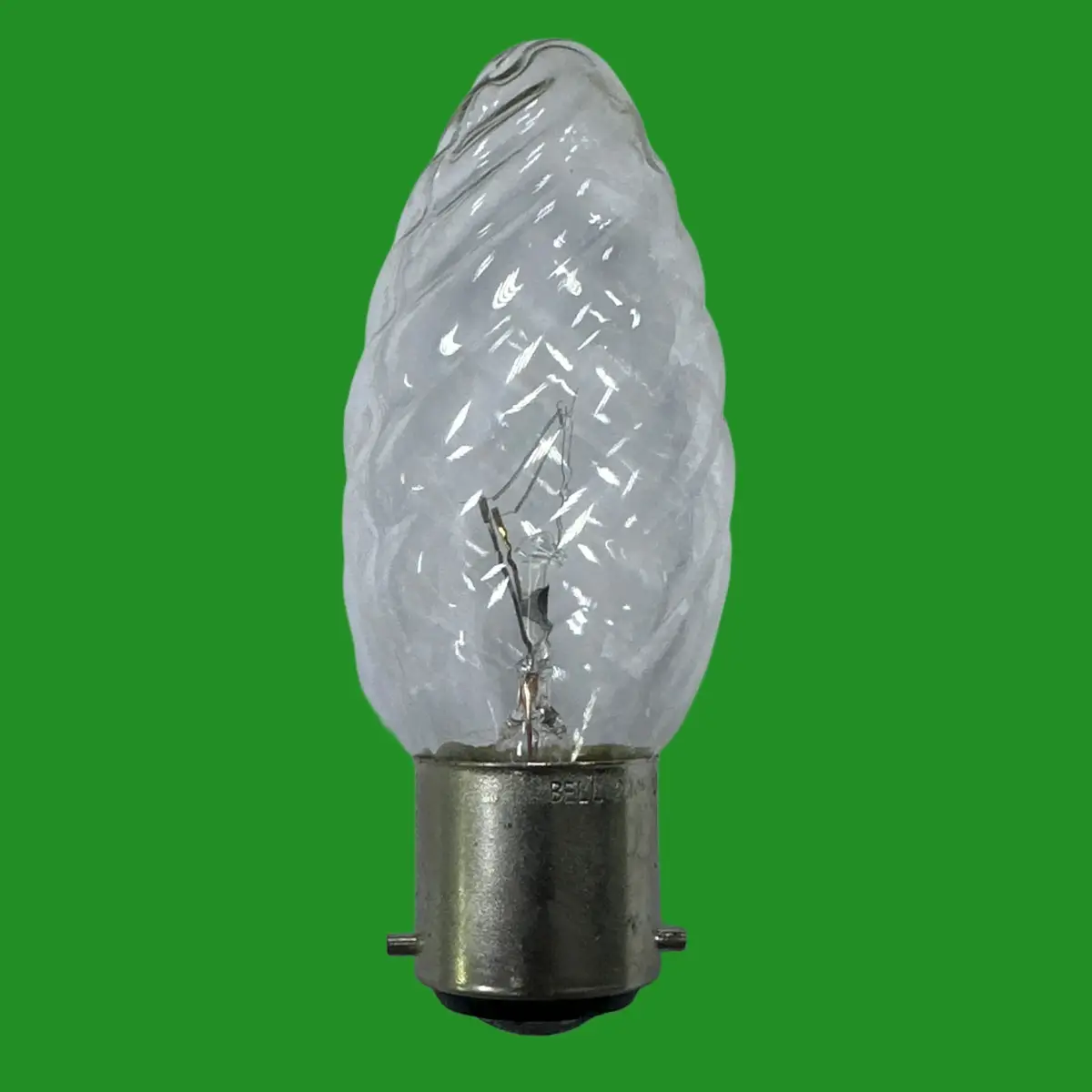 60W Crompon Dimmable Twisted Clear Candle Light Bulb, Bayonet BC B22 Lamps C35 - image 3 | Free standard UK delivery included | Discount Quality Products