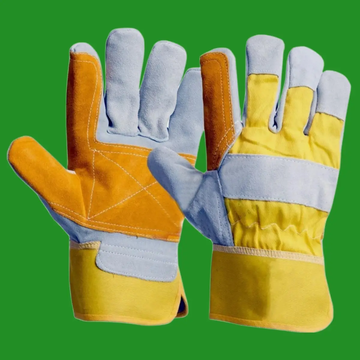 Pair of RS PRO Large Cowsplit Rigger Gloves With Reinforce Palm Size 10 XL 562XL