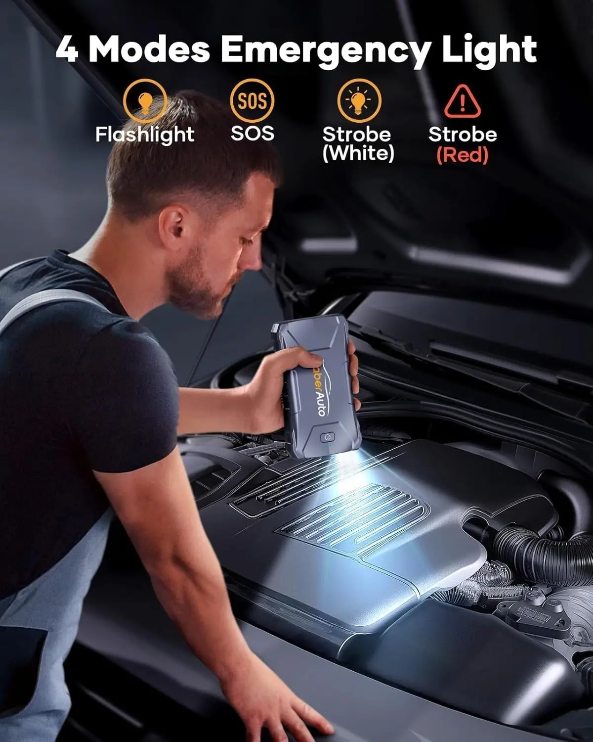 4000A Jump Starter Power Bank Pack 12V 7L Car Battery Booster 13800mAh Portable - image 3 | Free standard UK delivery included | Discount Quality Products