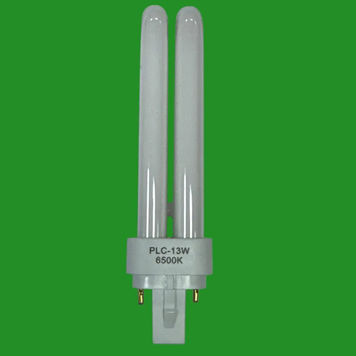 1x 13W G24d-1, 2 pin Low Energy CFL PL Light Bulb Daylight White 865 6500K Lamp
