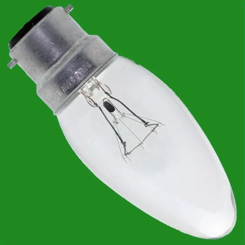2x 40W Tesco Clear Candle Dimmable Filament Light Bulbs B22 BC Bayonet Cap Lamps - image 4 | Free standard UK delivery included | Discount Quality Products