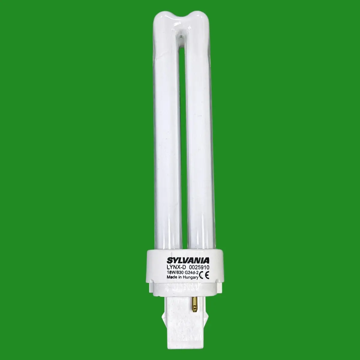 1x 18W Sylvania G24d-2, 2 pin, 3000K 830 Low Energy CFL Light Bulb PL PLC Lamp - image 2 | Free standard UK delivery included | Discount Quality Products