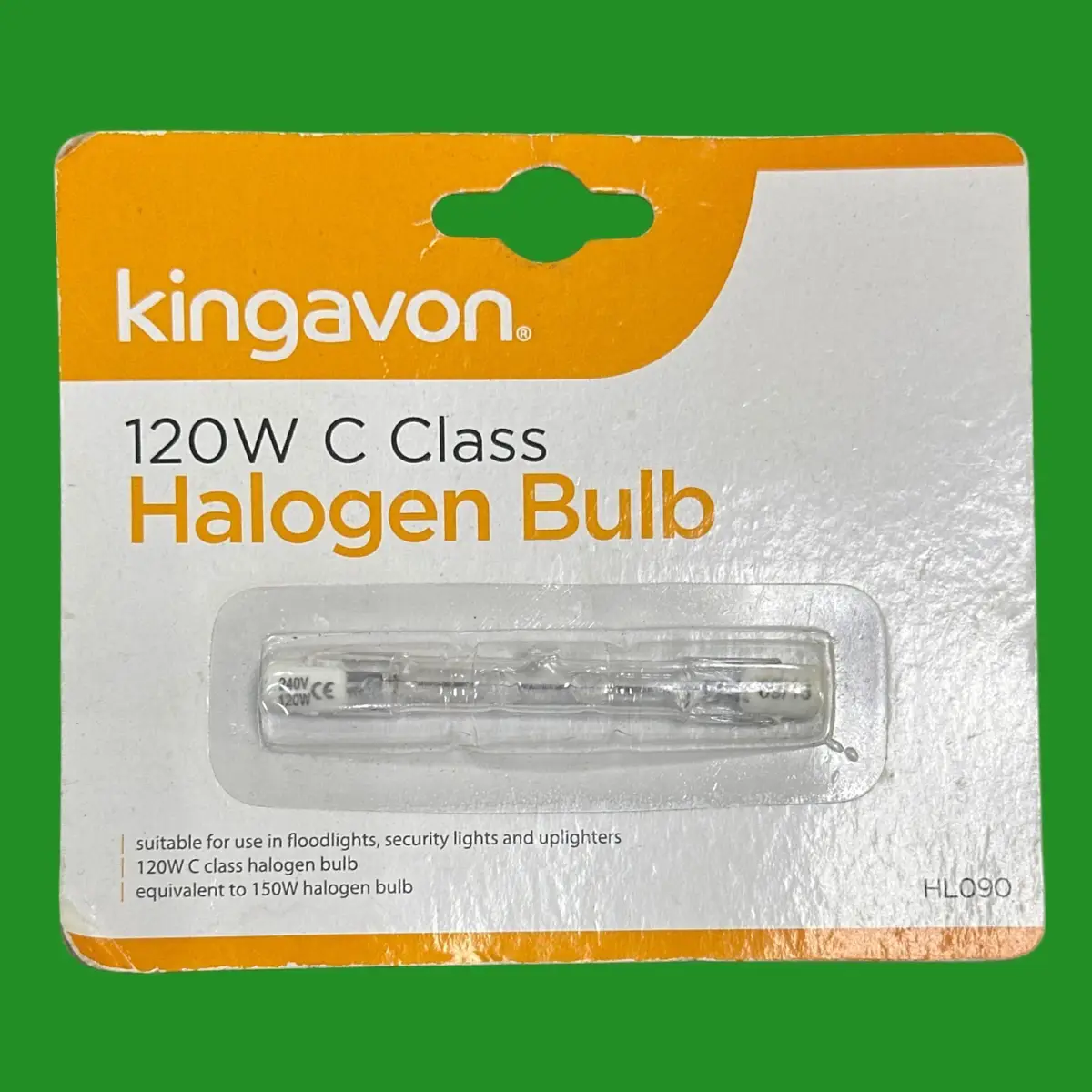 1x 120W Kingavon R7s J78 78mm  Linear Halogen Bulbs Security Lamp Flood Light
